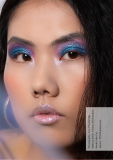 Irridescent beauty for model headshot