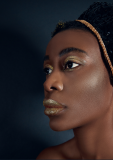 Close up  taken from a fashion shoot publis