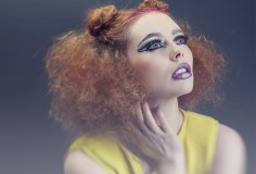 Futuristic inspired makeup