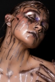 Metallic makeup