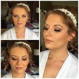 Dream Wedding Winner Jessica dressed and ready for her wedding at Crathorne Hall in Yarm. Makeup by Gemma Rimmington.