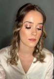 Dewy makeup for this pretty bridesmaid