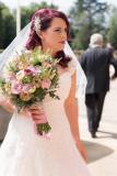 Stunning bride Kim wows with her vintage inspired bridal style.