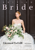 Front cover bridal editorial makeup for British Bride Magazine