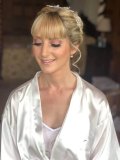 Glowing natural makeup on bride Vicky who got married at Rushpool Hall