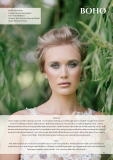 Dewy boho bridal makeup for British Bride Magazine