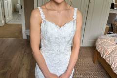 Stunning bridal makeup in natural light