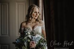 Luxury bridal makeup at Wynyard Hall