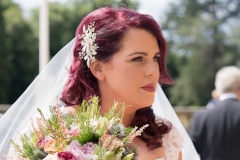 Stunning bride Kim wows with her vintage inspired bridal style.