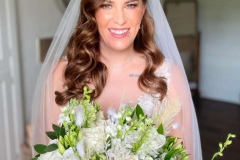 Bridal makeup on Kirsty - Middleton Lodge