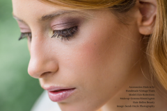 British Bride Magazine bridal makeup close up