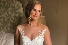 Flawless bridal makeup for Gemma at Wynyard Hall