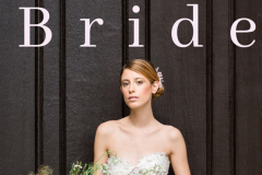 Front cover bridal editorial makeup for British Bride Magazine