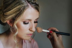 Bridemaid makeup in soft pretty pinks and nudes.  Taken at Wynyard Hall