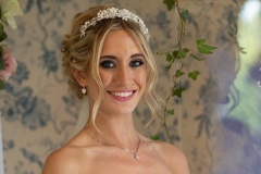 Flawless bridal makeup on bride Harriet at Rushpool Hall