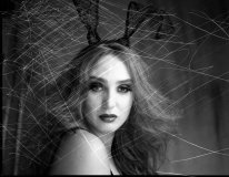 Taken from a campaign shoot based on raising awareness for animal testing for cosmetics