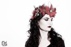 Luna Lily's flower crown shoot at Enchanted Alice Studio