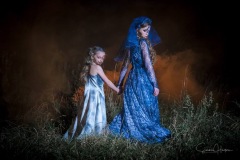 Sisterly love at Halloween