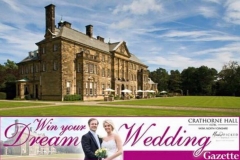 Gazette Dream Wedding at Crathorne Hall