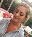 Guisborough bride wearing a very natural but polished makeup look for the wedding.