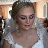 Natural makeup on bride Gemma