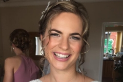 radiant skin on bride rachel