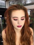 Lottie in the makeup studio pre-shoot
