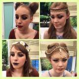 Festival makeup on Aimee