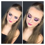 Purple sparkles