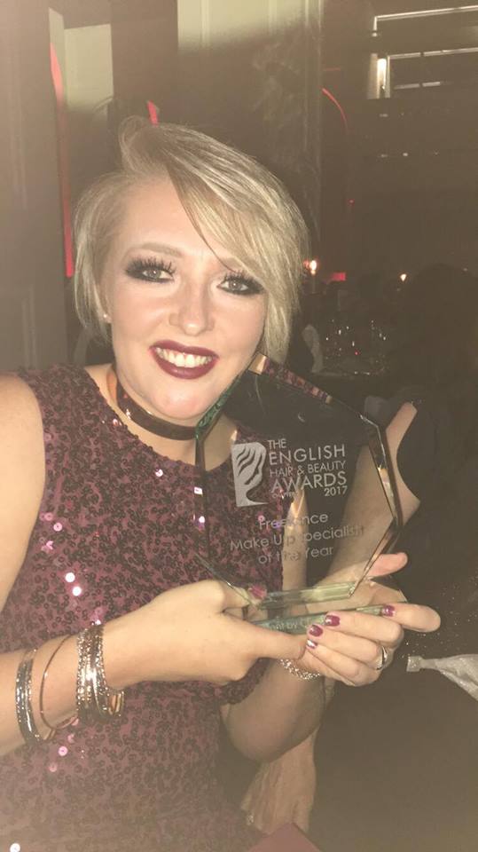 Award Winner “Specialist Freelance Makeup Artist” at the English Hair and Beauty Awards