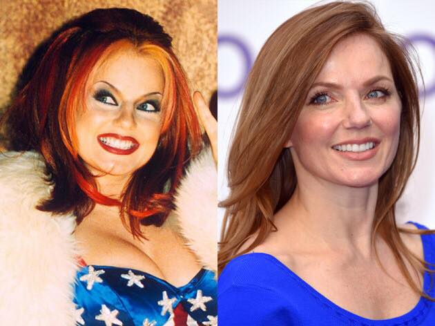 Geri Halliwell before and after