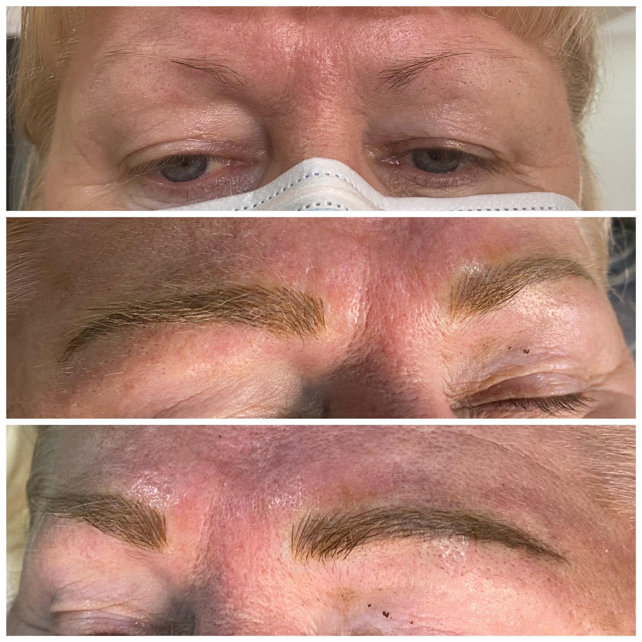 Microblading results before and after