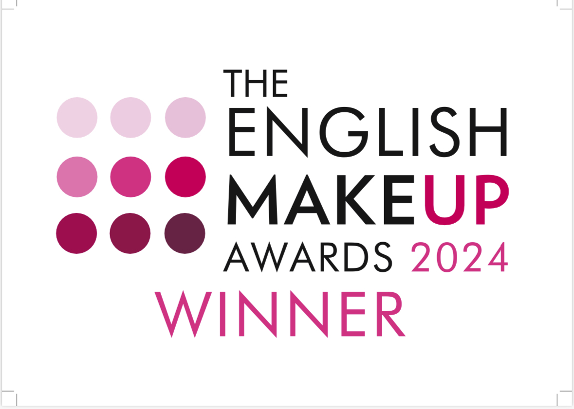 English Makeup Awards 2024 winner badge