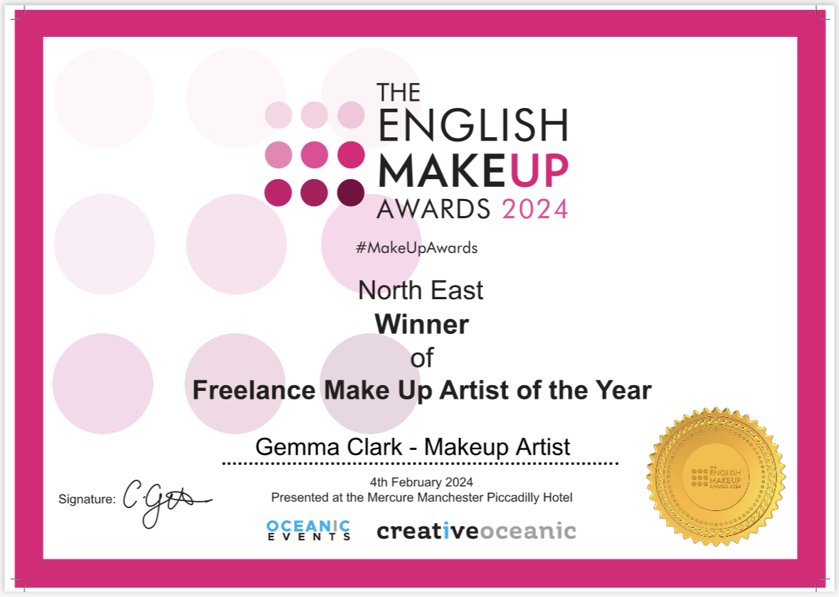 English Makeup Awards 2024 – Regional Winner 