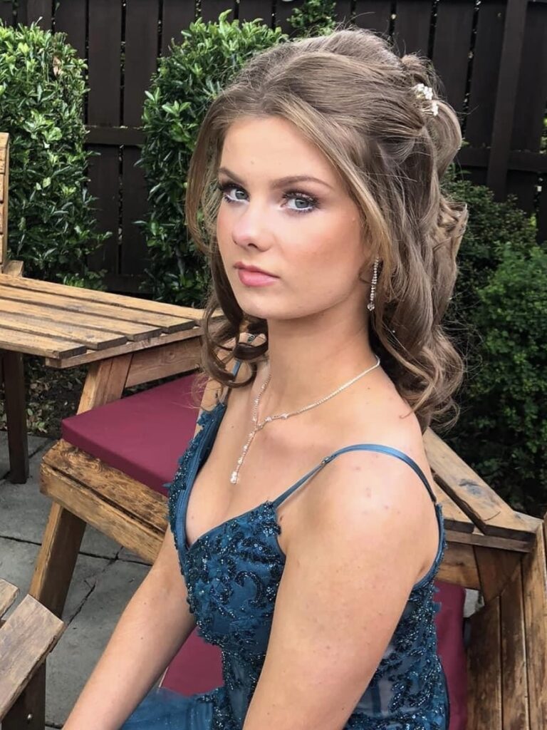 Prom makeup by Gemma Clark