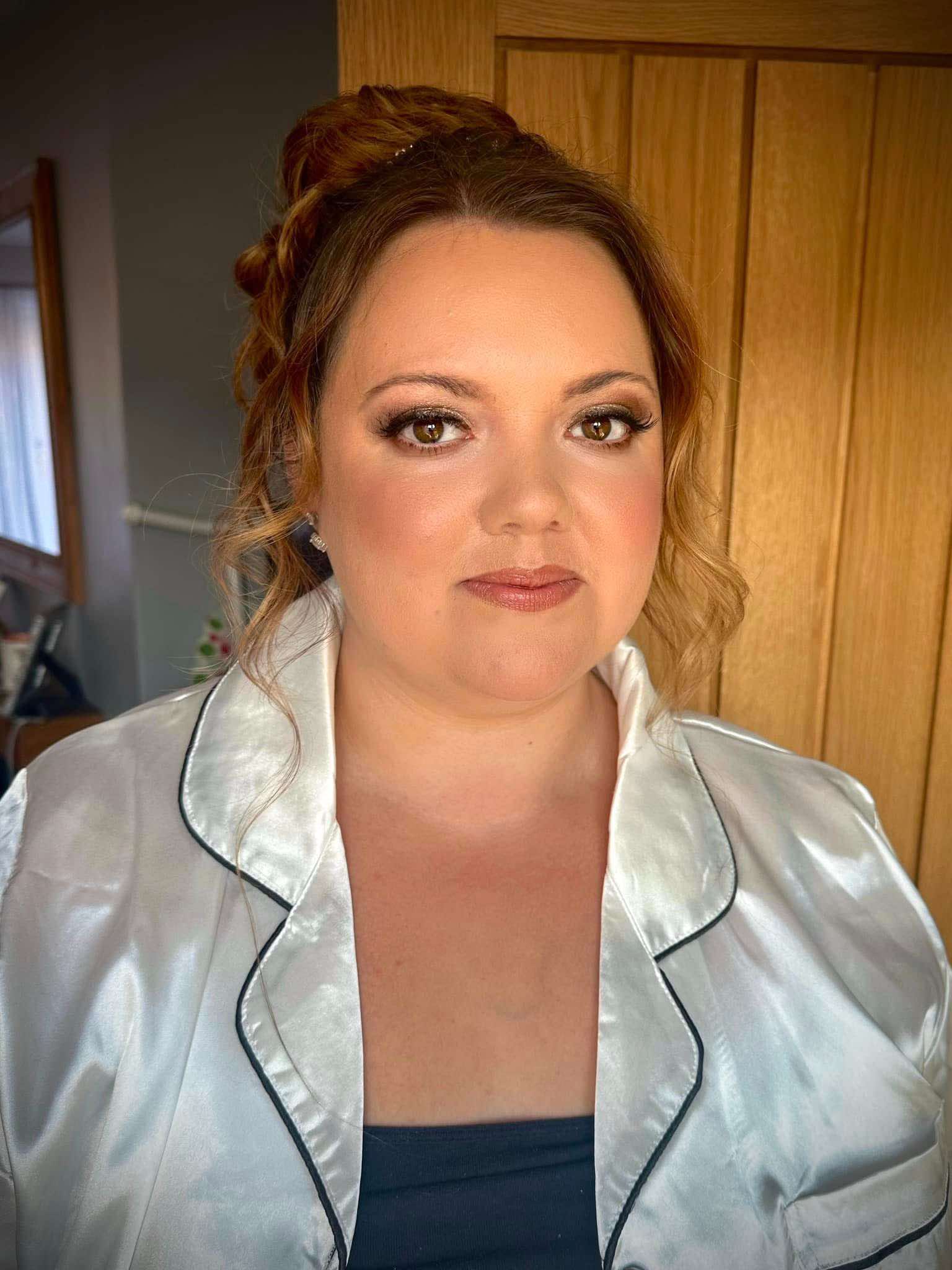 Bridal makeup on Katie - North Yorkshire